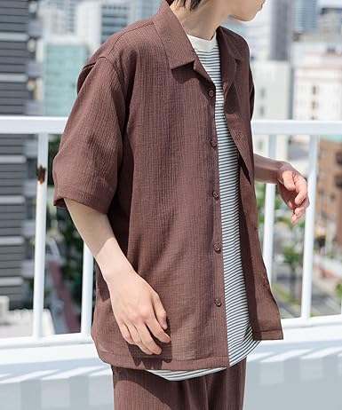 開襟シャツ Amazon.co.jp: [アーバンリサーチ アイテムズ] ワイシャツ